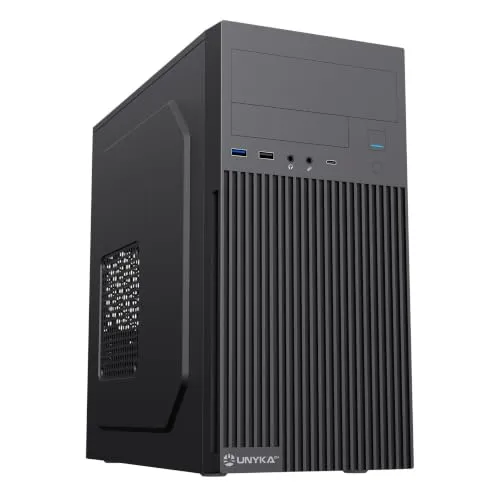 UNYKAch Micro ATX Aero C260 Gehäuse mit Netzteil 500 W
