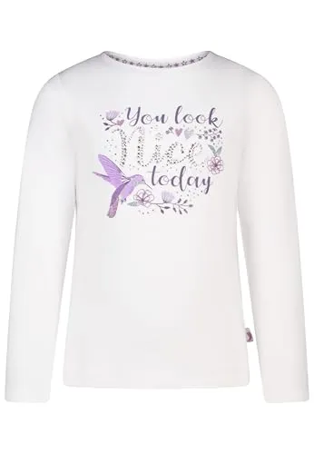 Langarmshirt mit Glitzer Kolibri Print für Mädchen von SALT AND PEPPER