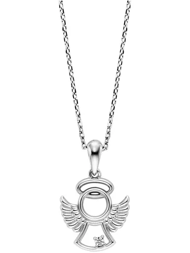 Julie Julsen JJKNE34699-S Mädchen Collier Schutzengel aus Sterling-Silber 925 - Elegantes Collier für Mädchen mit Schutzengel-Motiv, gefertigt aus hochwertigem Sterling-Silber 925. Ideal als besonderes Geschenk oder für festliche Anlässe.