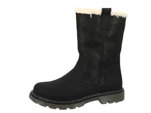 TOM TAILOR Mädchen 2171613 Halblange Stiefel, Schwarz, 35 EU