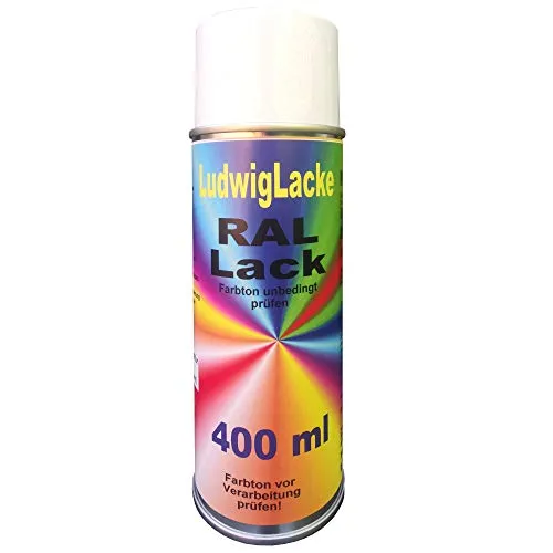 LudwigLacke 1 Spraydose 400ml Autolack glänzend RAL 7023 Betongrau