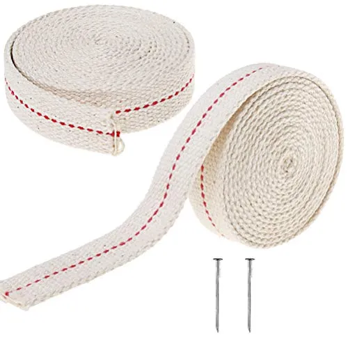 Rolle Docht für Öllampen, weiße Ersatzdocht für Ölbrenner 200cm 2