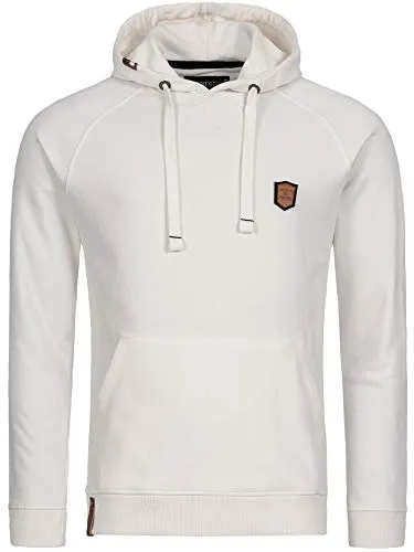 Indicode Herren Litcham Sweatshirt mit Kapuze - Kapuzenpullover für Herren, aus hochwertiger Baumwollmischung, mit kuschelweicher Innenseite und Kängurutasche – ideal für lässige Looks und jeden Anlass.