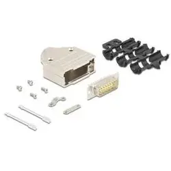 - Sub-D Steckergehäuse 15 Pin aus Metall inklusive Steckerverbinder Stecker 67132