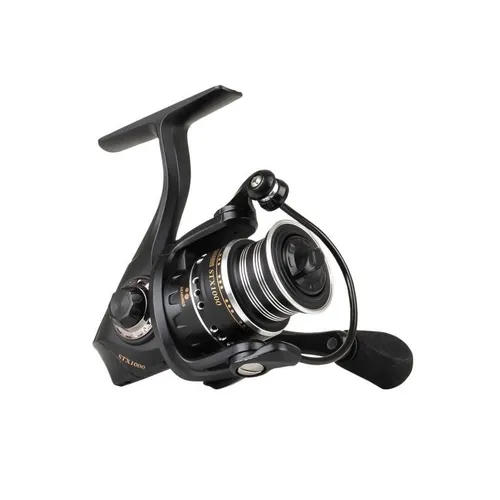 Abu Garcia Carabus AG STX Spinning Reel - Angelrollen mit ultraflacher Aluminiumspule, leicht und kompakt, ideal für präzises Angeln und müheloses Einholen dank 5,2:1 Übersetzung.