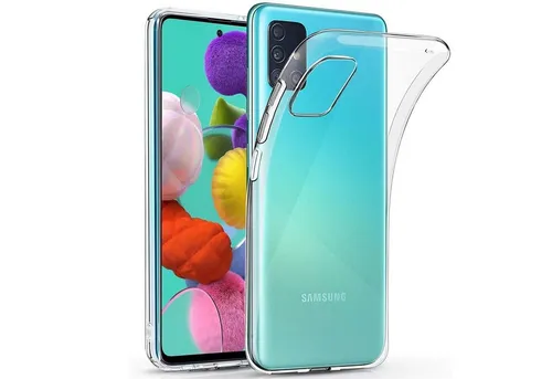 CoolGadget Handyhülle Transparent Ultra Slim Case für Samsung Galaxy A71 6,7 Zoll, Silikon Hülle Dünne Schutzhülle für Samsung A71 Hülle