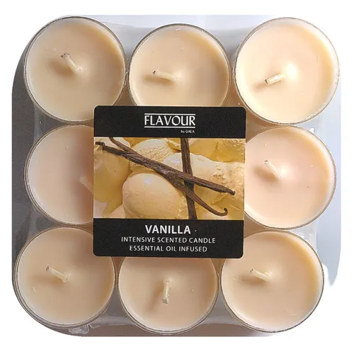 Duftlichter FLAVOUR by GALA 18er Pack Vanille