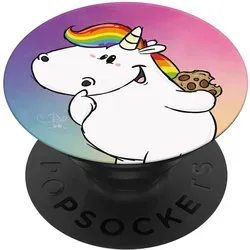 PopSockets | PopGrip | Ausziehbarer Sockel und Griff für Smartphones und Tablets | Fingerhalter Pummeleinhorn
