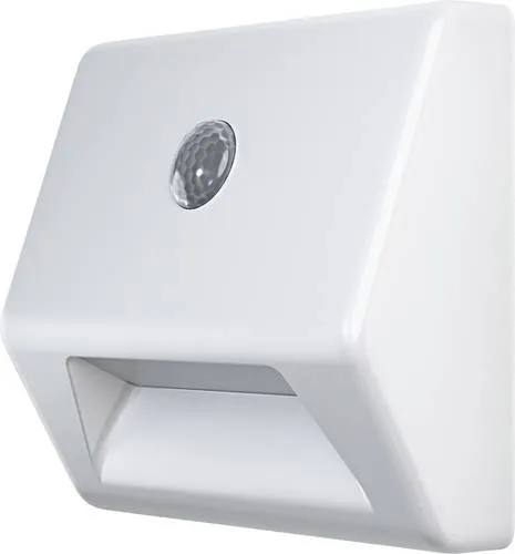 Osram NIGHTLUX Stair Nachtlicht mit Bewegungssensor - Bewegungsgesteuertes Nachtlicht mit IP54-Schutz, ideal für Treppen. Kaltweißes Licht (4000 K) sorgt für optimale Sicht. Flexibel montierbar, batteriebetrieben mit enthaltenen AAA-Batterien.
