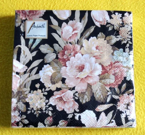 Papierservietten Schwarz von Ambiente