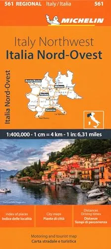 Michelin Italy Northwest / Michelin Italia Nord-Ovest: Northwest Map 561 (Regional Italy/Italia, 561)