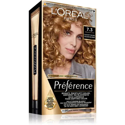 Produktbild L’Oréal Paris Préférence Haarfarbe Farbton 7.3 Golden Blonde 1 St.