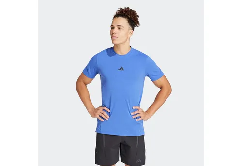 adidas Performance T-Shirt D4T TEE blau XXL - Sportliches Fitness-Shirt aus atmungsaktivem AEROREADY-Material, ideal für aktive Männer. Größe XXL, bietet optimalen Tragekomfort und Bewegungsfreiheit.