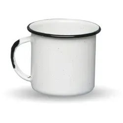 GRANITE WARE Graniteware - Becher aus emailliertem Stahl - 360ml - Weiß