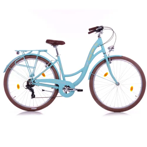 BERLIN BIKE Cityrad Bella 2 – 28 Zoll Damen Hollandrad - Elegantes 28-Zoll-Hollandrad mit Shimano 7-Gang Schaltung, robustem Aluminiumrahmen und starken V-Bremsen – ideal für Stadtfahrten und Alltag.