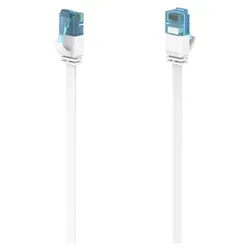Hama Netzwerkkabel CAT-6a, 10 Gbit/s, U/UTP, 5 m - Weiß