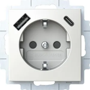 Busch-Jaeger Steckdose Balance SI mit USB-A und USB-C von Busch-Jaeger