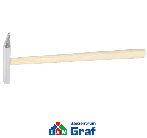 HaWe 119.50 Fliesenhammer spitz, 50 g, mit lackiertem Eschenstiel /#857112