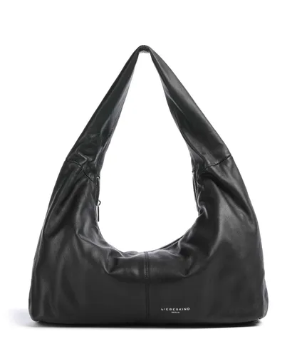 Liebeskind Bo Sheep Natural L Beuteltasche schwarz - Elegante Handtasche aus hochwertigem Schafsleder, ideal für stilbewusste Frauen, die Funktionalität und Design schätzen.