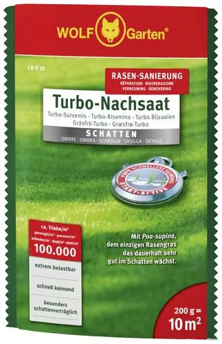 WOLF-Garten 3826610 LR-S 10 TURBO-Nachsaat SCHATTEN für 10m² 1St.