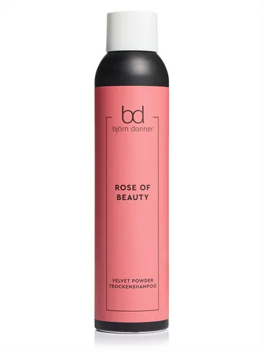 Björn Donner Trockenshampoo Rose of Beauty Velvet Powder mit Rosenduft, 250 ml, rückstandsfrei frisches Haar für sofort mehr Volumen