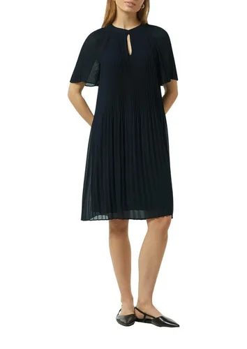 Midikleid COMMA Damen, Chiffon in Navy von comma,