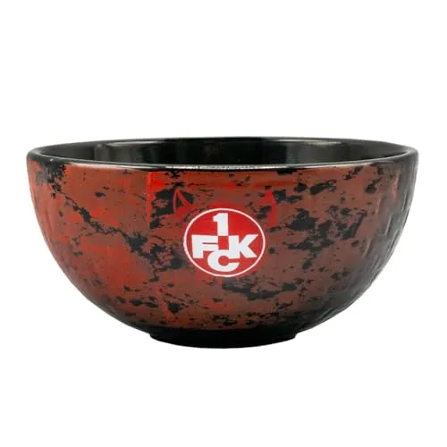 1. FC Kaiserslautern 1. FCK Müslischale ** Logo Mauer ** in rot von Kaiserslautern FCK