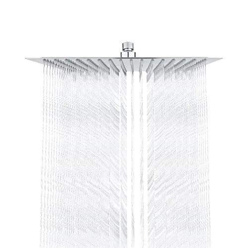 Ibergrif - Edelstahl Kopfbrause Regendusche, Duschkopf