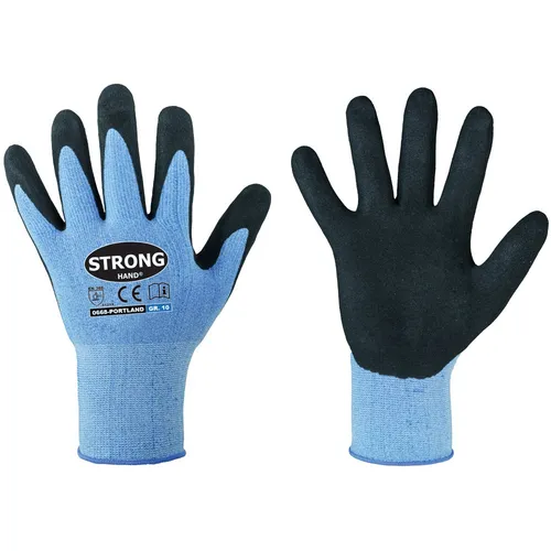 144er PACK(Paar) Gr .7 *PORTLAND* STRONGHAND® HANDSCHUHE blau *PORTLAND* STRONGH