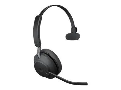Jabra Evolve2 65 Wireless PC Headset - Noise Cancelling UC Certified, bis zu 37 Stunden Akkulaufzeit und präzise Soundqualität für ungestörte Gespräche, Schwarz