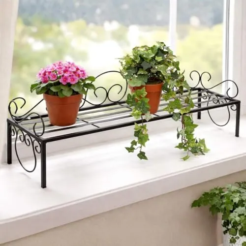 DanDiBo Blumenbank Blumenregal Metall 75 cm von DanDiBo