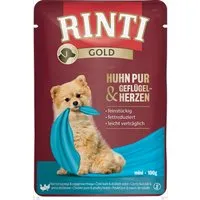 Rinti Hunde-Nassfutter Gold Huhn und Geflügel 100 g von RINTI