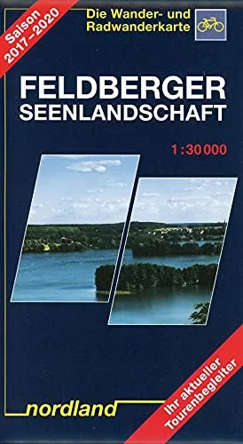 Nordland Karten, Feldberger Seenlandschaft: 1:30000, Wander- und Radwanderkarte. Mit Reiseführer (Mecklenburgische Seenplatte)