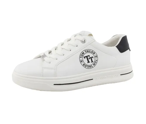 TOM TAILOR Sneaker mit Logo-Print in weiß von Tom Tailor