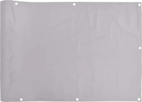 vidaXL Balkon-Sichtschutz Grau 400x90 cm PVC von vidaXL