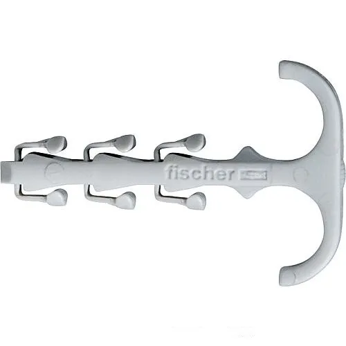 Fischer Steckfix plus Zwillingsschelle SF plus ZS 28 - VPE 75 Stück - Robuste Zwillingsschelle für zuverlässige Befestigungen, ideal für Bauprojekte und Heimwerker. Spannbereich von 15-31 mm, 75 Stück im praktischen Paket.