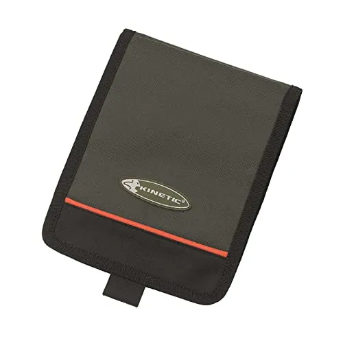 Kinetic Rig Wallet, mit 10 Zip-Lock Beuteln, Größe 20x16cm, Tütchen sind weichplastikresistent, Farbe Moosgrün