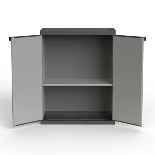 Kreher Mehrzweckschrank 'Armadio' – Modulares Kunststoffsystem für optimale Aufbewahrung - Der Kreher Armadio ist die ideale Lösung für mehr Ordnung in Keller, Garage oder Werkstatt. Mit stabilen Schränken und Regalen für flexible Nutzung und einfacher Montage – ganz ohne Werkzeug!