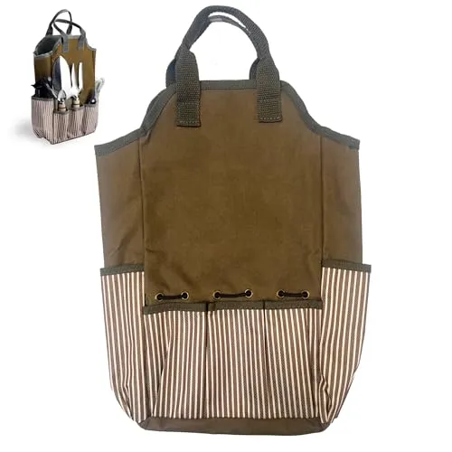 Stück Gartenwerkzeugtasche, Oxford Stoff Gartentasche, Garten Werkzeug Aufbewahrungstasche, Mit Griffen Gartentasche für Männer Frauen,Geeignet für Garten, Haus, Outdoor und andere Speicherszenarien 1