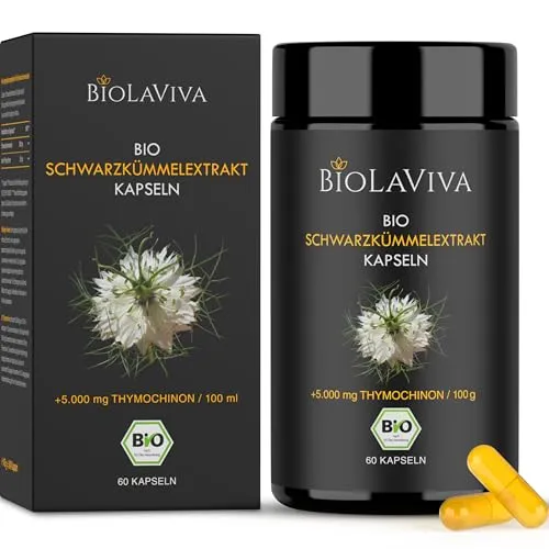 BIO Schwarzkümmelöl Kapseln von BIOLAVIVA