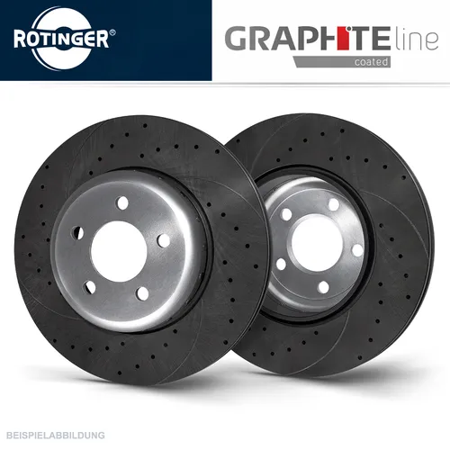 Rotinger Bremsscheibe GRAPHITE DRILLED & SLOTTED PLUS RT 2544HP-GL T5