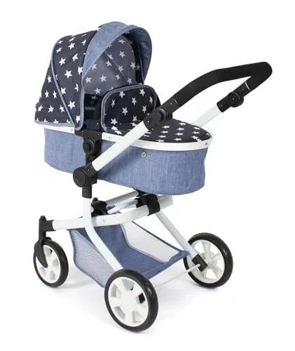 Bayer Chic 2000® 2in1 Puppenwagen Mika – Sternchen Navy von Bayer Chic 2000