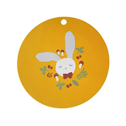 kikadu Silikon Platzset Hase Senfgelb in gelb von kikadu
