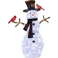 COSTWAY LED Schneemann Deko
