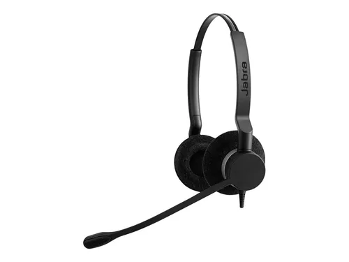 Jabra Biz 2300 Duo - Kabelgebundenes Headset für Contact Center, herausragende Klangqualität und PeakStop-Technologie für maximalen Komfort