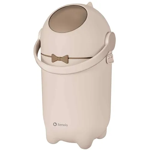 Lionelo Purebin – Windeleimer geruchsdicht, Einhand-Bedienung, 10 L - Der Lionelo Purebin Windeleimer bietet eine geruchsdichte Lösung für Ihr Babyzimmer. Er verwendet universelle Beutel und ermöglicht eine einfache Einhand-Bedienung – ideal für stressfreie Wickelzeiten. Kompakt und hygienisch!