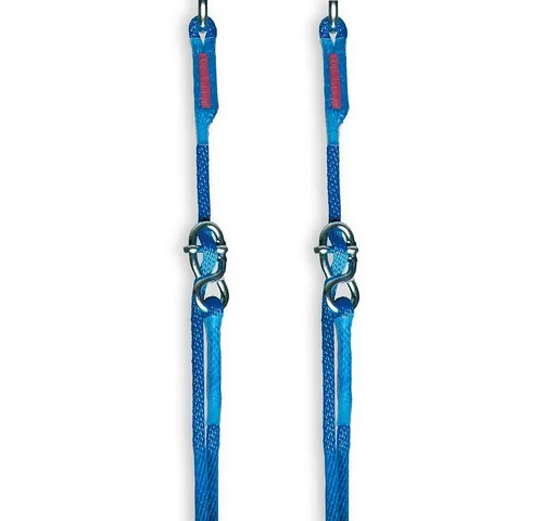 Sport-Thieme Wandanker Schaukelseile - Fahrradschlosshalterungen - Extrem belastbare, höhenverstellbare Polyamid-Sicherheitsseile mit 800 kg Bruchfestigkeit, ideal für drinnen und draußen.