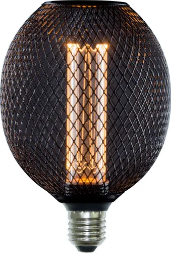 ENOVALITE LED-Filament-Lampe, TUBE MESH, Smoke, E27, 3,5W, 120lm, 1800K ELED100184