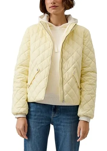 s.Oliver Kurze Steppjacke mit Stehkragen in gelb von s.Oliver