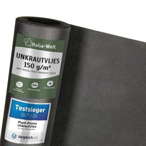 Extra starkes Unkrautvlies 150 g/m2 – 0,5 m